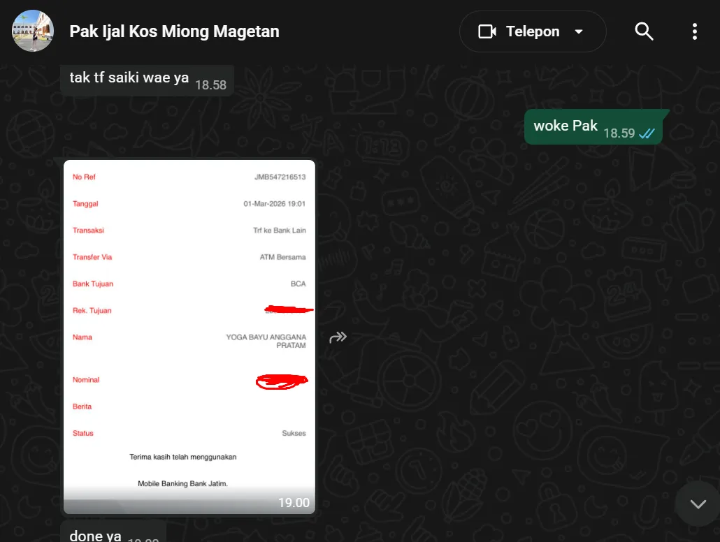 Review screenshot from Fauzizal Galih Saputra