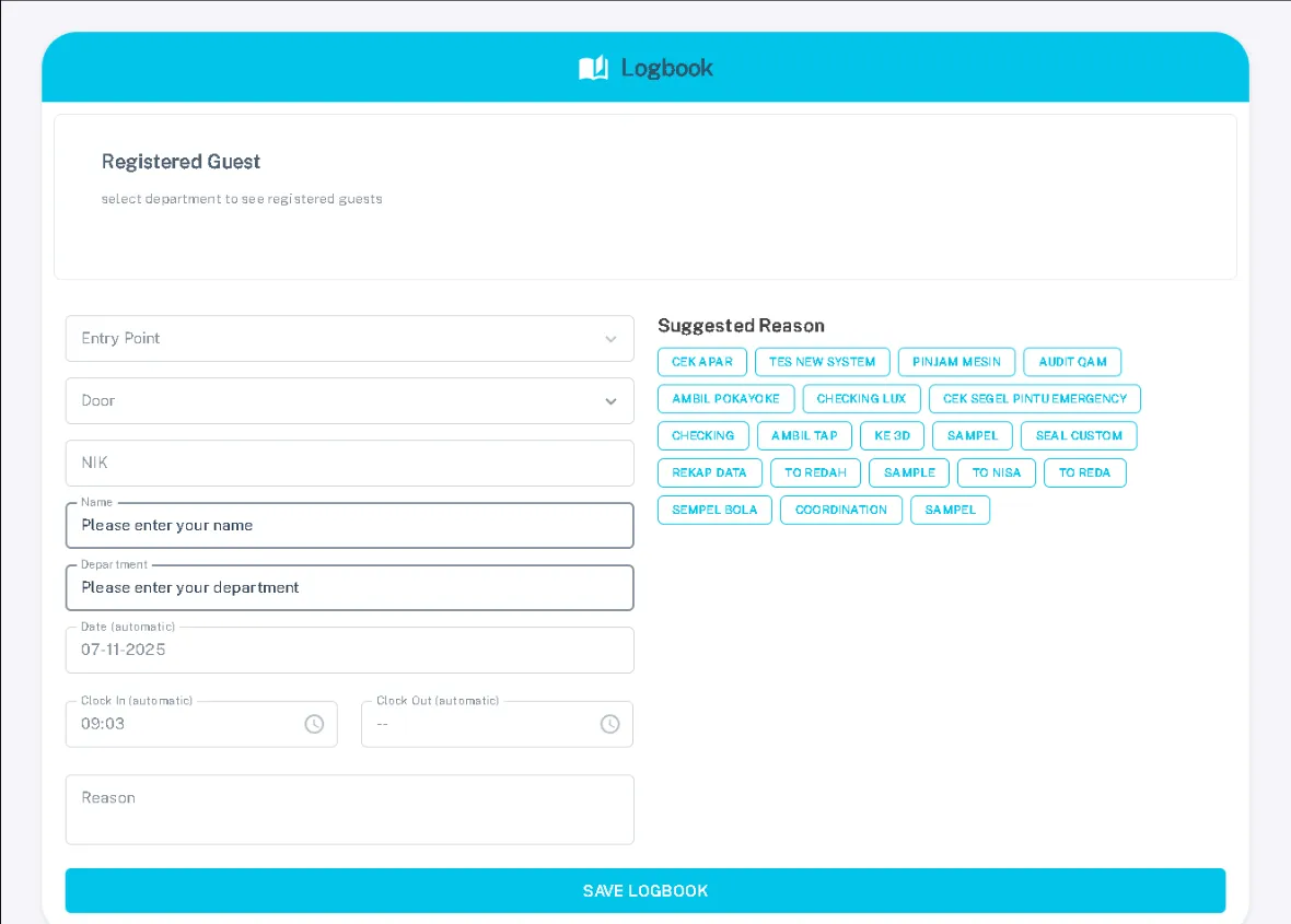 Logbook System